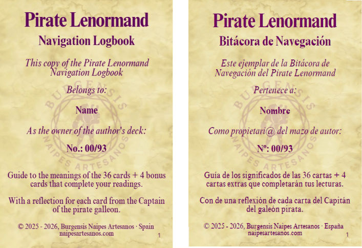 Pirate Lenormand Pdf personalizado